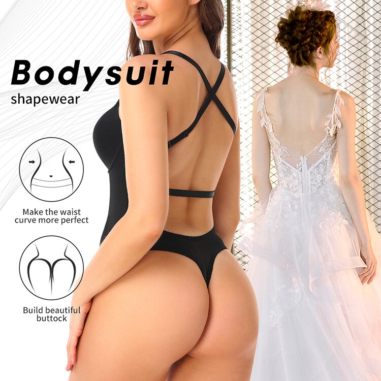 Shapewear Bodysuit Sexy Lingerie Lace Thong Panties