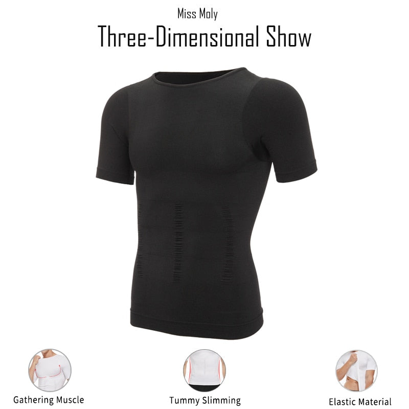 Body Shaper Chest Compression Shirts Vest Tummy Control Shapewear