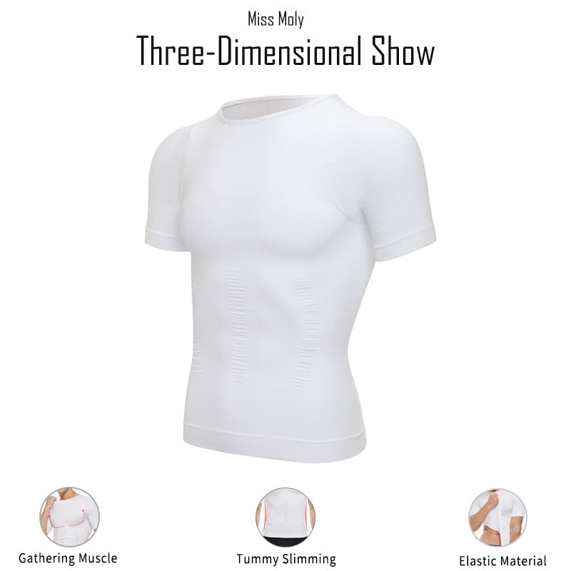 Body Shaper Chest Compression Shirts Vest Tummy Control Shapewear