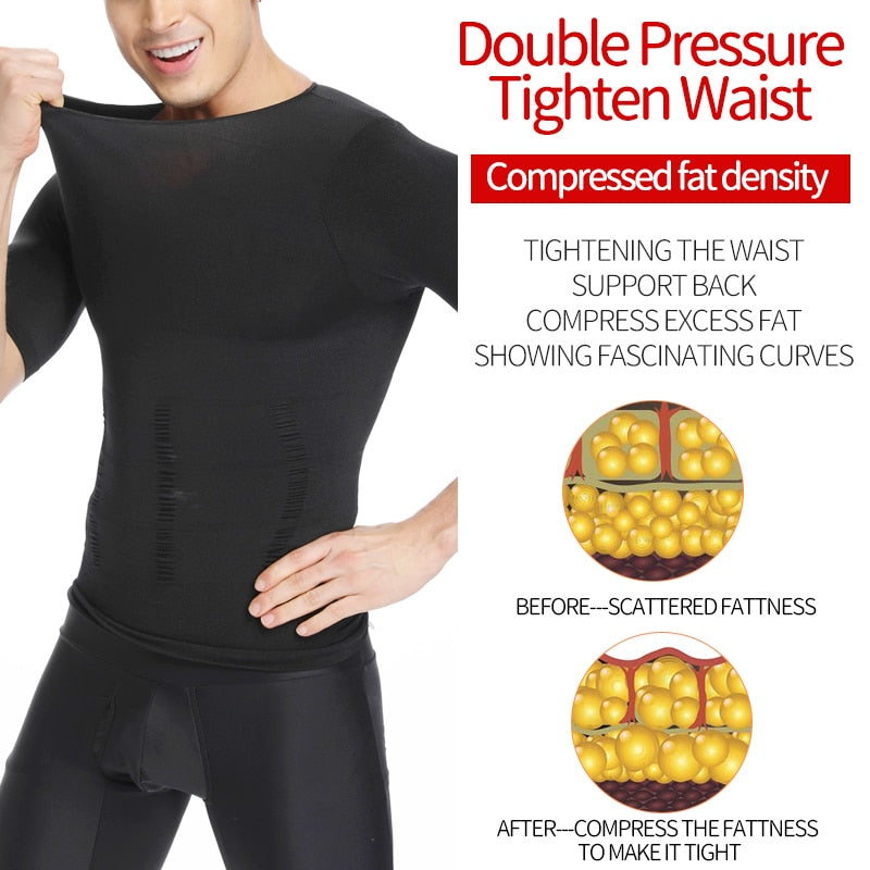 Body Shaper Chest Compression Shirts Vest Tummy Control Shapewear