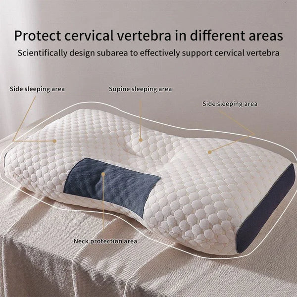 SPA Massage Orthopedic Neck Pillow – Soybean Fiber Comfort for Healthy Sleep