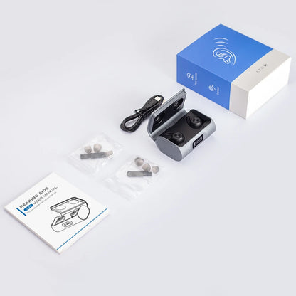 Bluetooth Hearing Device for Seniors — Rechargeable Comfort with Digital Noise Control