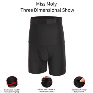 Men Body Shaper Waist Trainer Slimming Boxer Briefs
